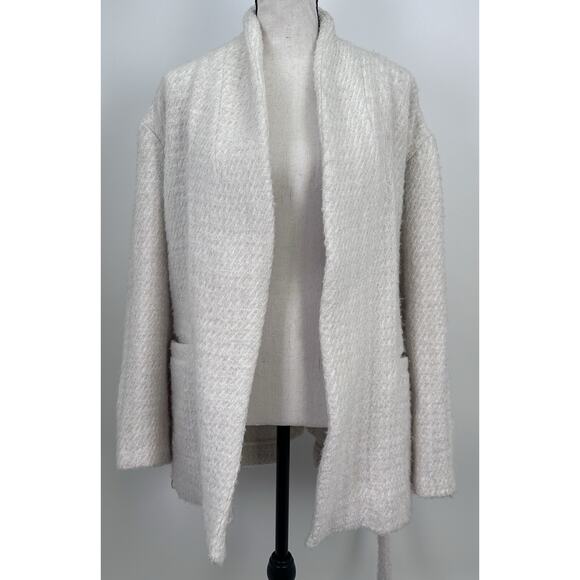 ⭐️ IRO Cotton Wool Belted Coat Jacket Sz 38 - Picture 9 of 9